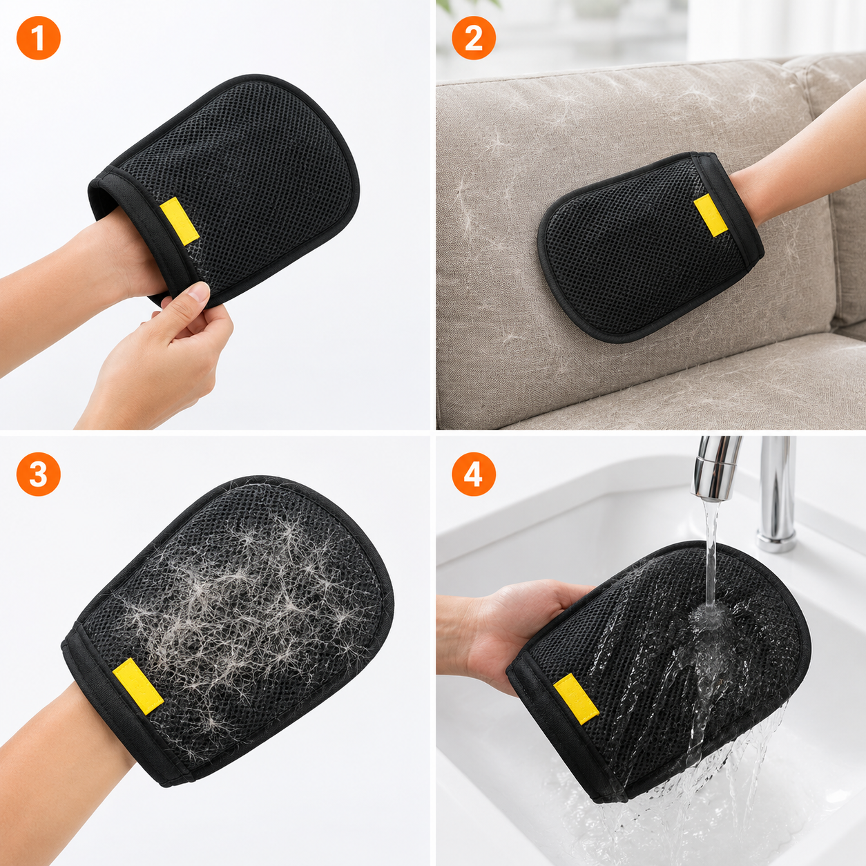 🐱🐶🐾🌟💥✋🏻SoftPet – Limpia pelos de mascota con solo pasar la mano ✋🏻🐱🐶🐾🌟💥 Oferta 2X1