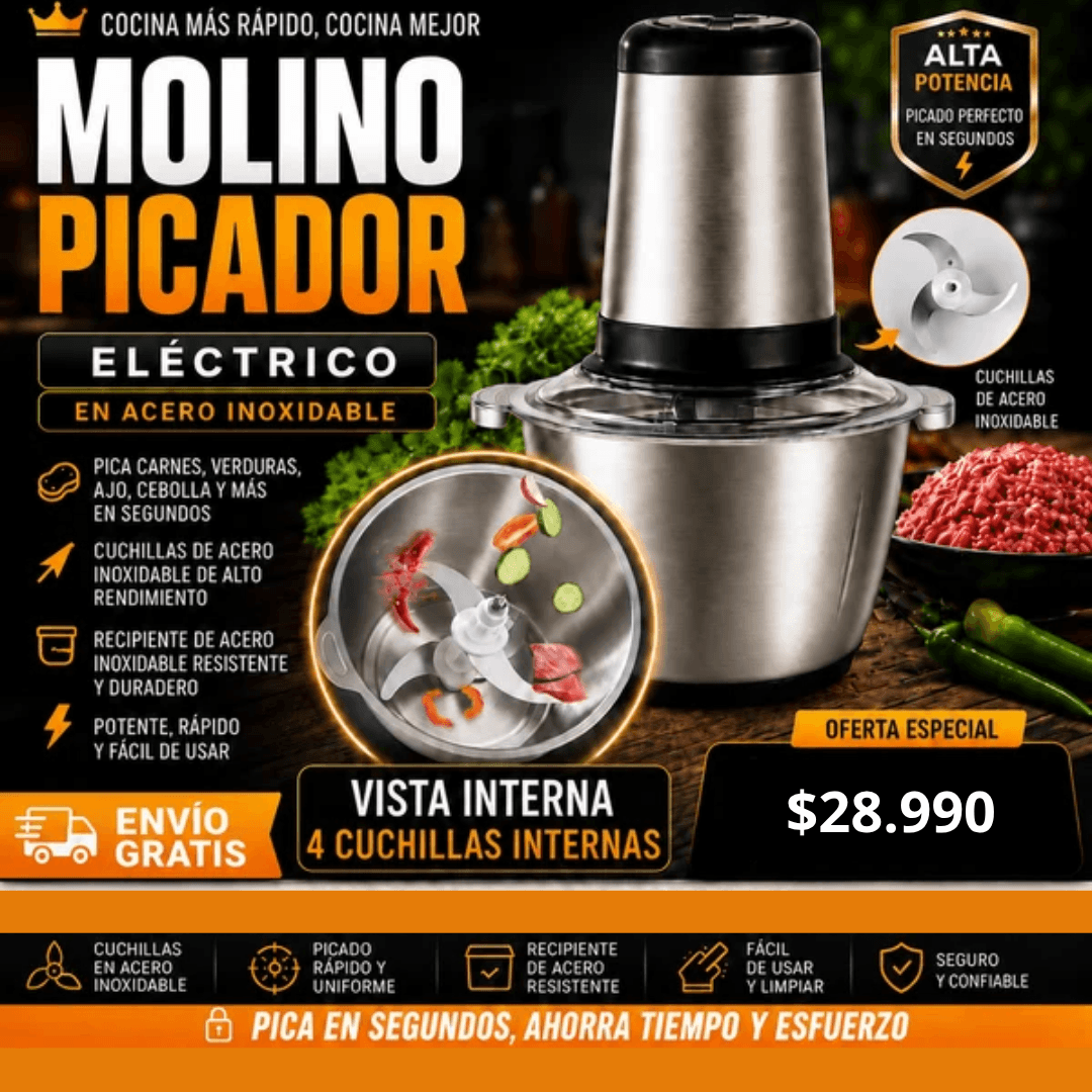 ChefBlend 200 - Muele, Corta y Ahorra Tiempo
