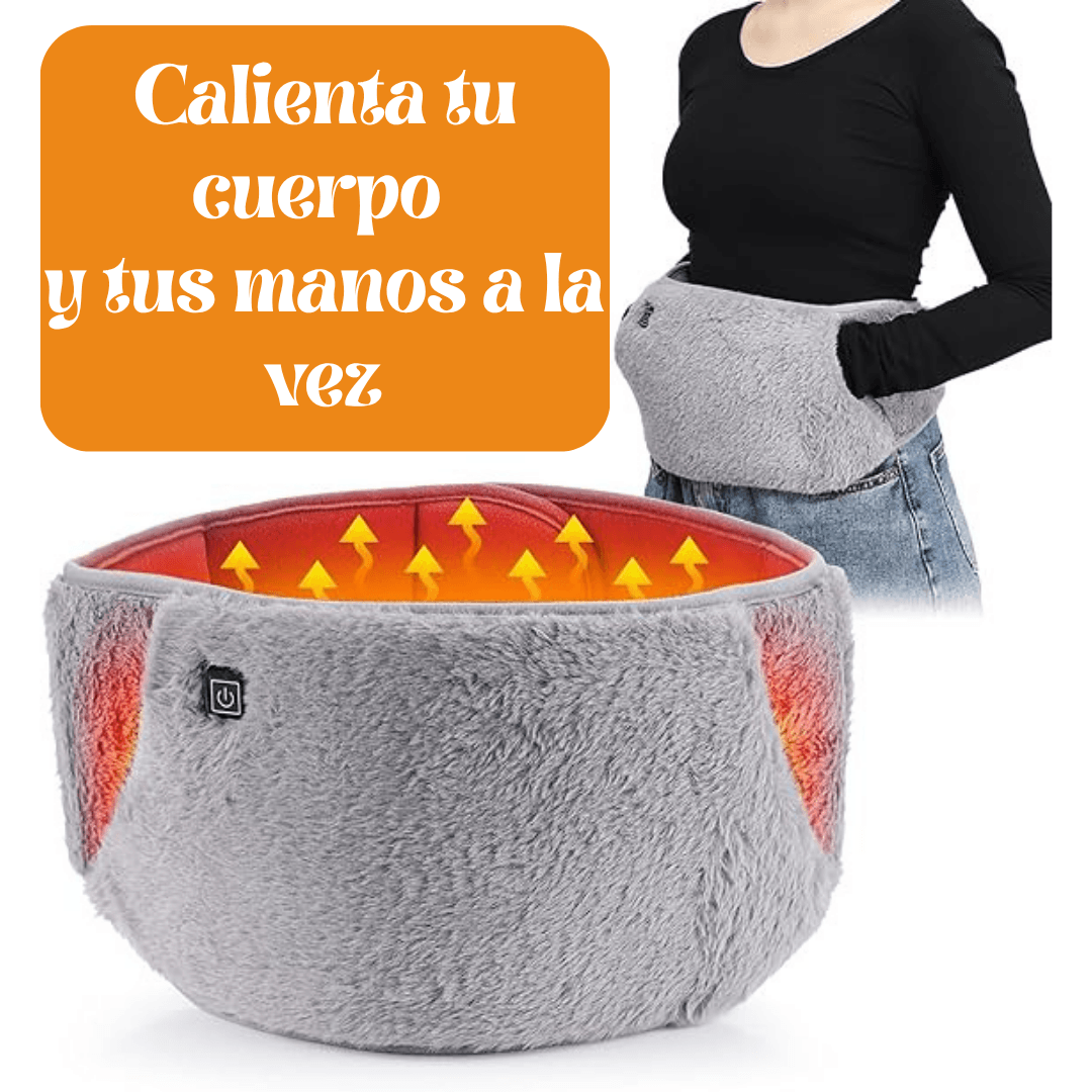 🥶❄️😢Guatero Eléctrico 2en1 - Calienta tu cuerpo y tus manos a la vez. El calor se puede llevar puesto, donde tú lo necesites 🥶❄️😢