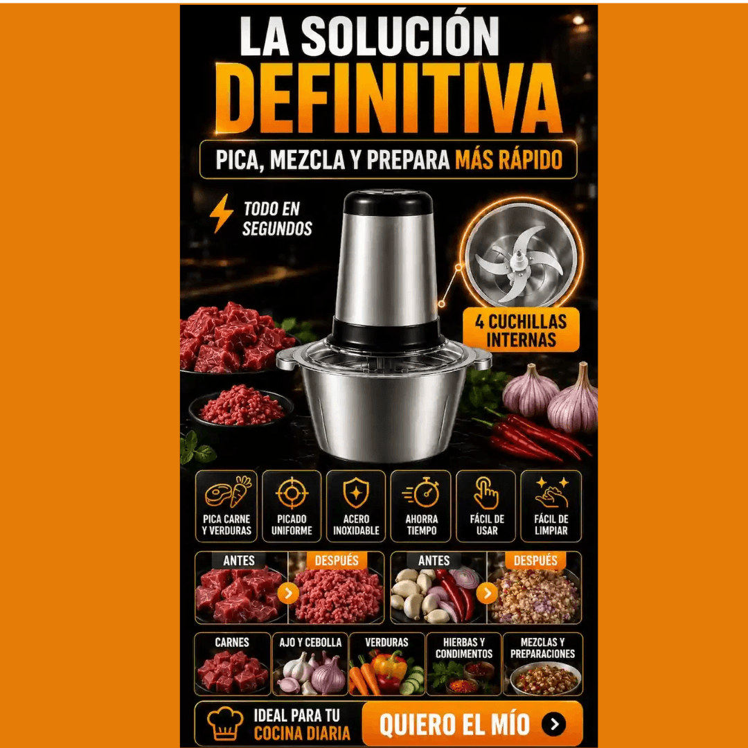 ChefBlend 200 - Muele, Corta y Ahorra Tiempo