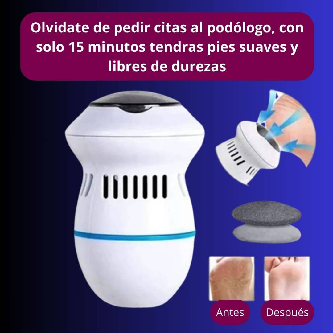 Removedor eléctrico de callos y durezas para pies