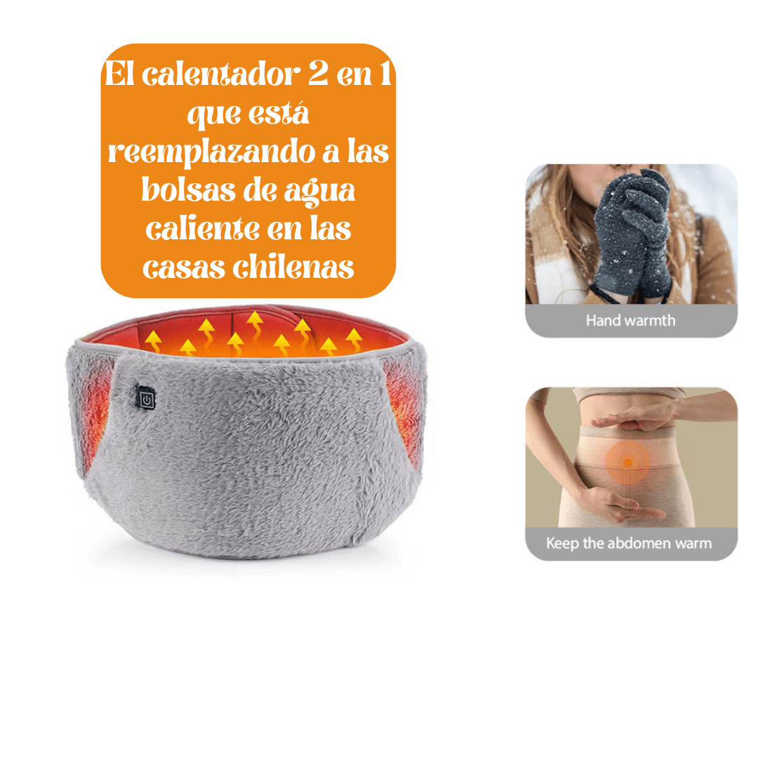 🥶❄️😢Guatero Eléctrico 2en1 - Calienta tu cuerpo y tus manos a la vez. El calor se puede llevar puesto, donde tú lo necesites 🥶❄️😢