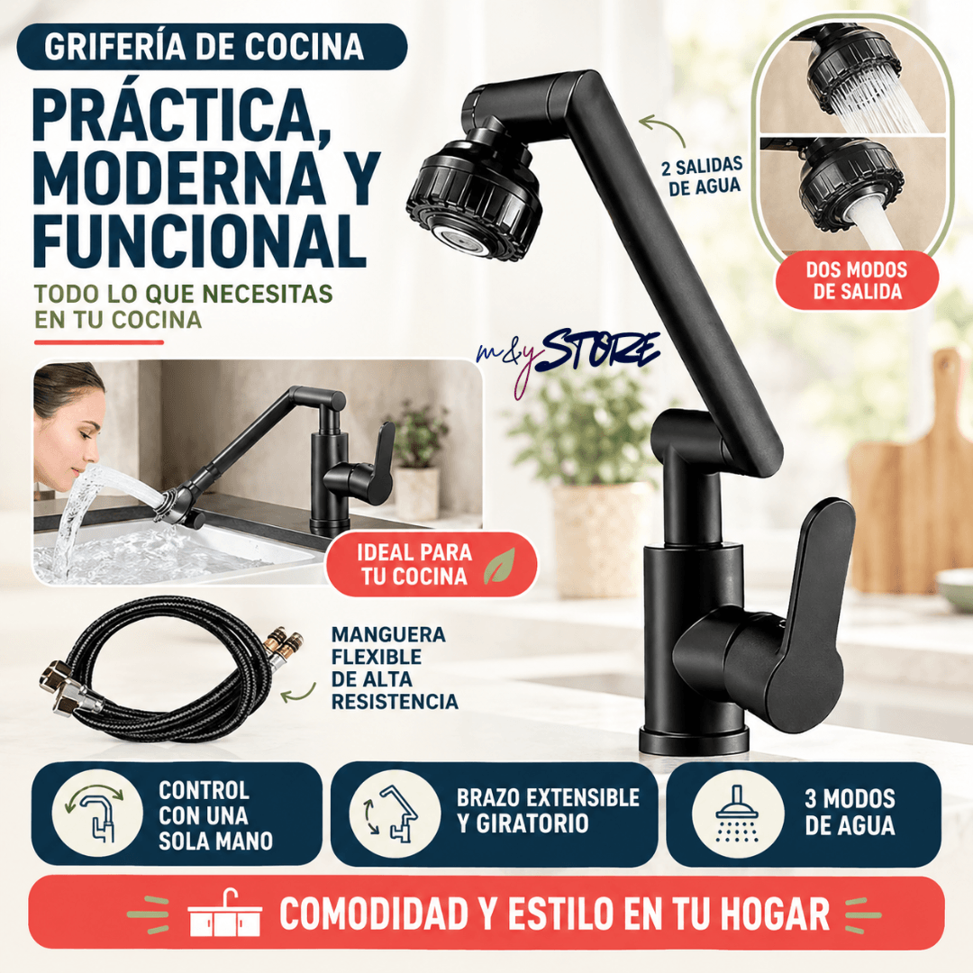Flexa™  - Llega a cada rincón de tu lavaplatos sin esfuerzo. Oferta 2da unidad 50% OFF