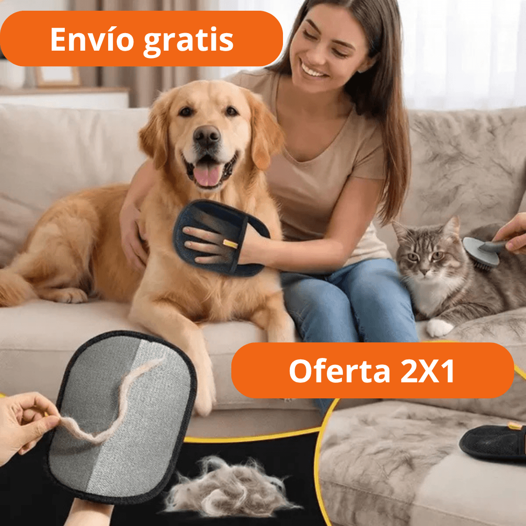 🐱🐶🐾🌟💥✋🏻SoftPet – Limpia pelos de mascota con solo pasar la mano ✋🏻🐱🐶🐾🌟💥 Oferta 2X1