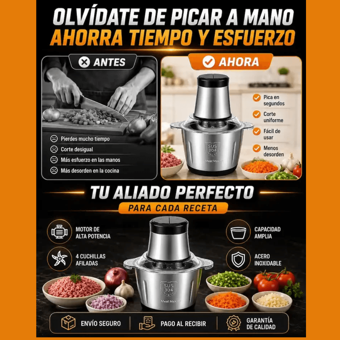 ChefBlend 200 - Muele, Corta y Ahorra Tiempo