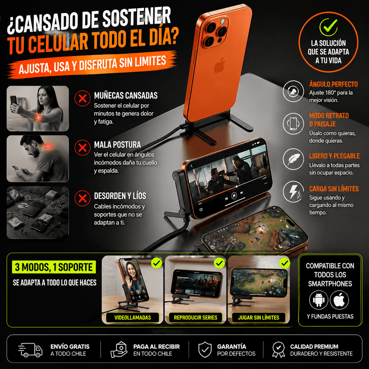 CABLE CARGA RAPIDA 2 EN 1 PREMIUM - OFERTA 2X1