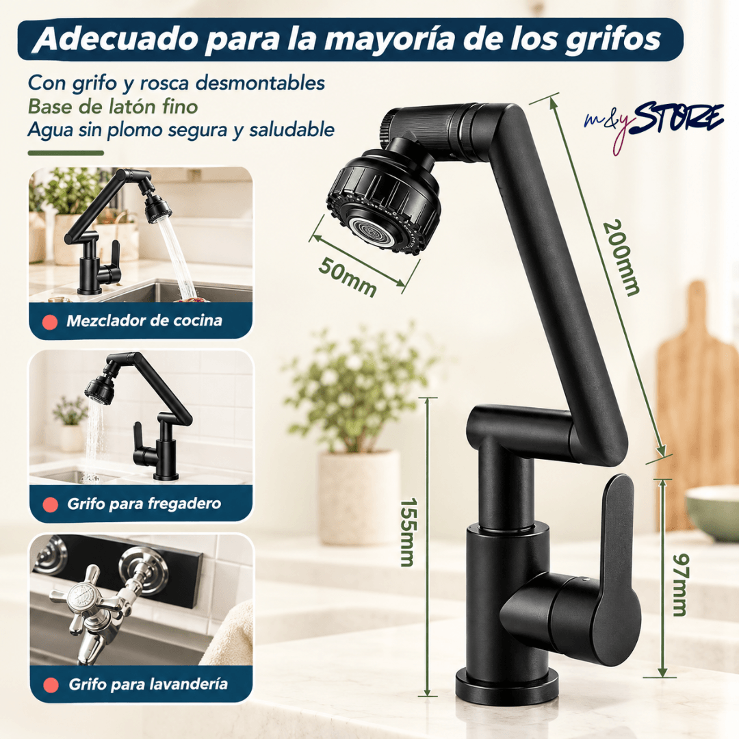 Flexa™  - Llega a cada rincón de tu lavaplatos sin esfuerzo. Oferta 2da unidad 50% OFF