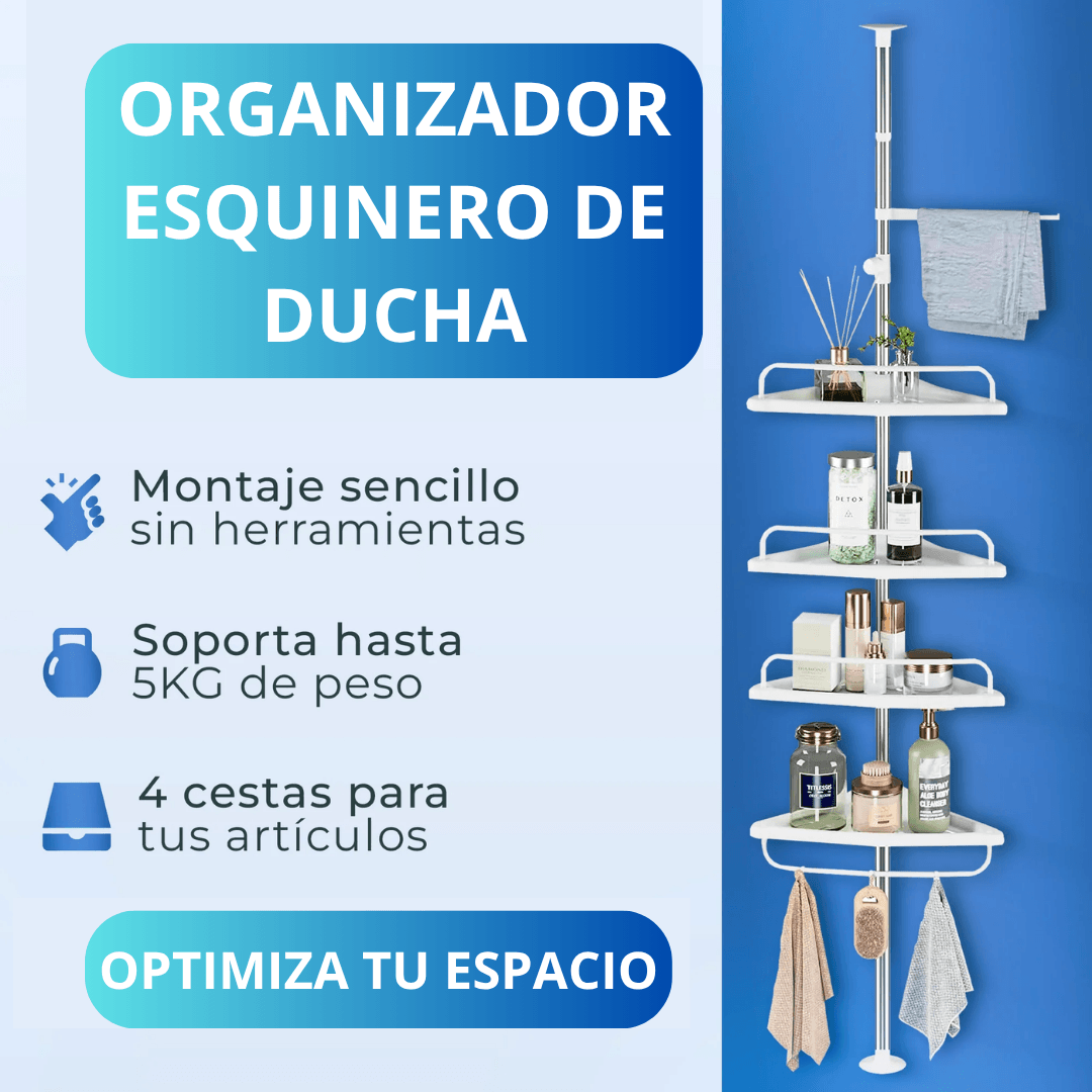 💙🧼🛁🚿💙Esquinero Organizador Baño Ducha Premium 💙🧼🛁🚿💙
