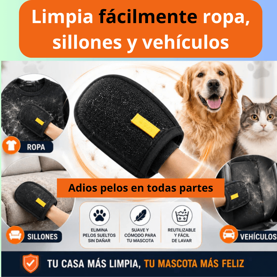🐱🐶🐾🌟💥✋🏻SoftPet – Limpia pelos de mascota con solo pasar la mano ✋🏻🐱🐶🐾🌟💥 Oferta 2X1