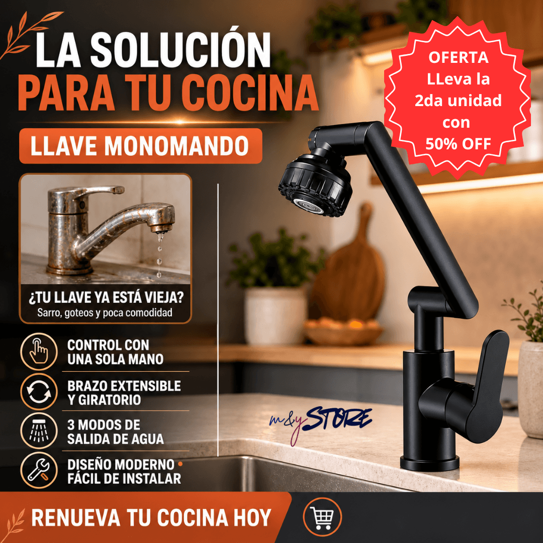 Flexa™  - Llega a cada rincón de tu lavaplatos sin esfuerzo. Oferta 2da unidad 50% OFF