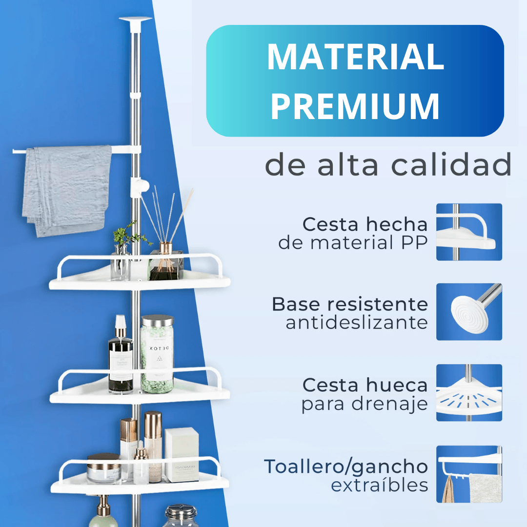 💙🧼🛁🚿💙Esquinero Organizador Baño Ducha Premium 💙🧼🛁🚿💙
