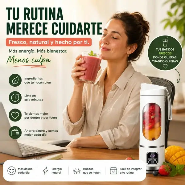 Licuadora Procesadora Portátil e inalámbrica  Blend Go PRO™ – 🔥 OFERTA ESPECIAL Lleva 2 por el precio de 1